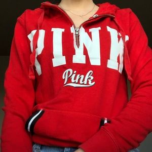 PINK Victoria's Secret Tops - PINK quarter zip PINK Victoria's Secret Tops - PINK quarter zip